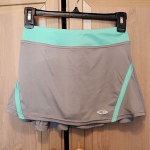 Champion Skirt/Skort Gray & Mint Sz L
